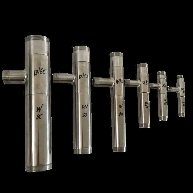 小水不锈钢射器射流器文丘里管304/316l快装法兰卡盘式气水混合器