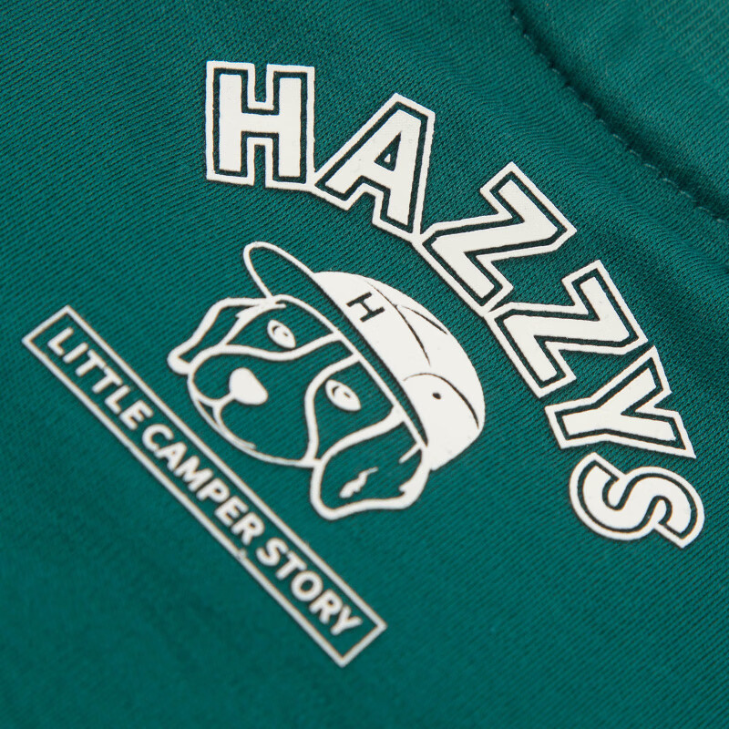 哈吉斯(HAZZYS)品牌童装男童T恤夏季新款宽松轻薄弹力简约休闲短袖圆领衫 松露绿 165