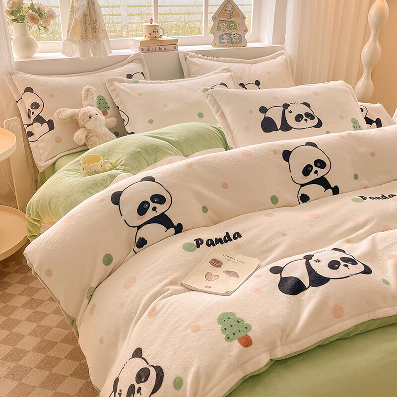 多喜愛(Dohia)定做加厚雙面被套單件定制尺寸冬天保暖兒童卡通被罩2025 趴趴熊 被套單件 150cm*200cm