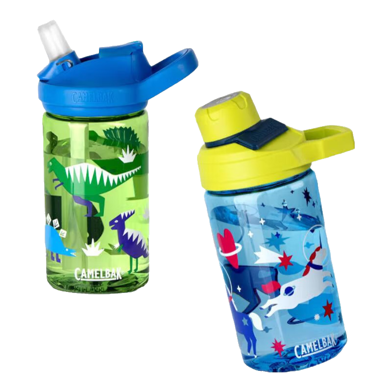 駝峰（CAMELBAK）兒童水杯夏季小學(xué)生男女吸管杯直飲杯可愛(ài)塑料保溫杯便攜杯子水壺 【吸管杯】探索徽章400ml