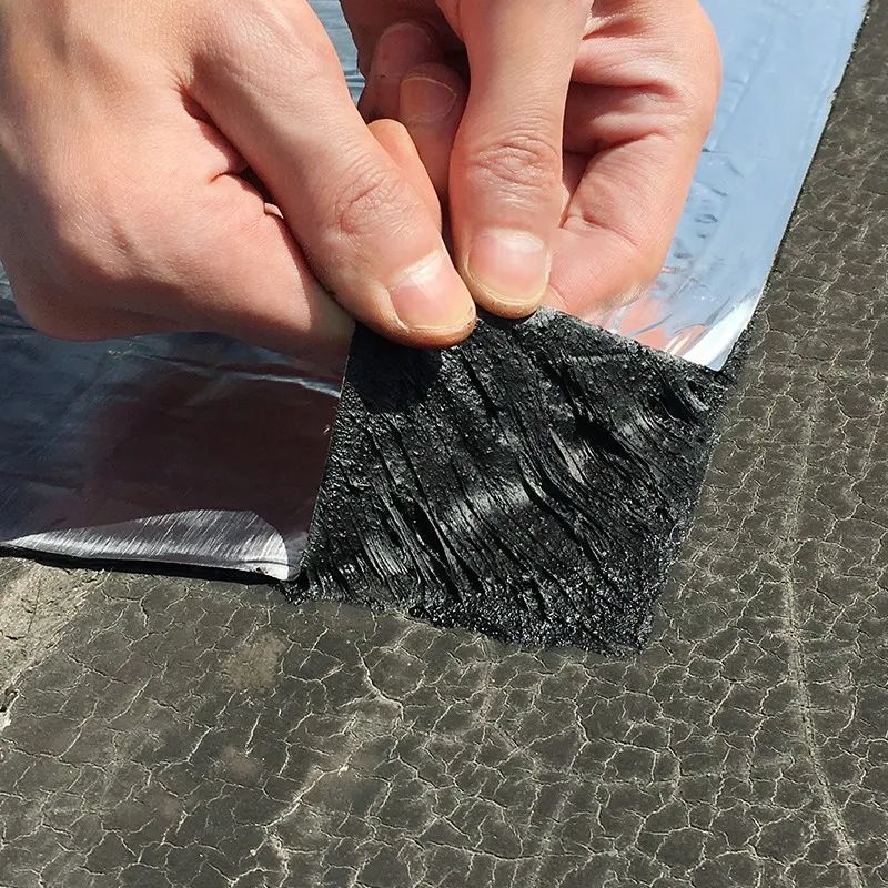 提尼防水卷材胶带屋顶补漏材料防水胶自粘sbs沥青楼顶彩钢瓦胶油毛毡