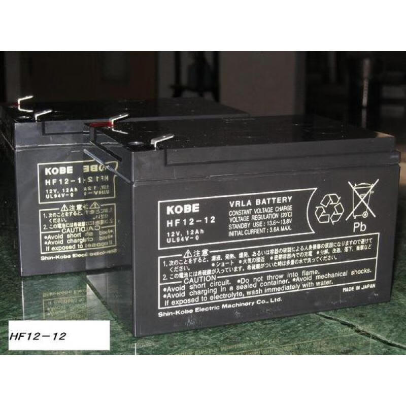 kobe蓄电池 hf12-12 12v12ah设备 ups电源船舶设备用电池