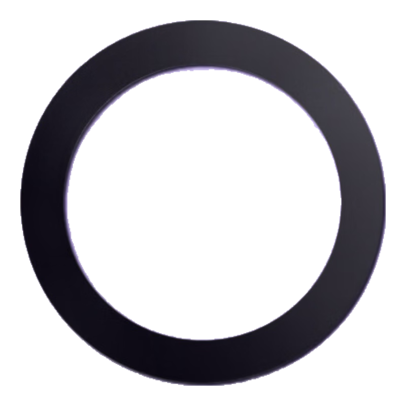 ESCASE【兩片裝】無線充電磁吸貼片引磁環(huán)magsafe手機支架環(huán)型磁鐵背貼吸盤 通用蘋果14/13華為小米 黑色