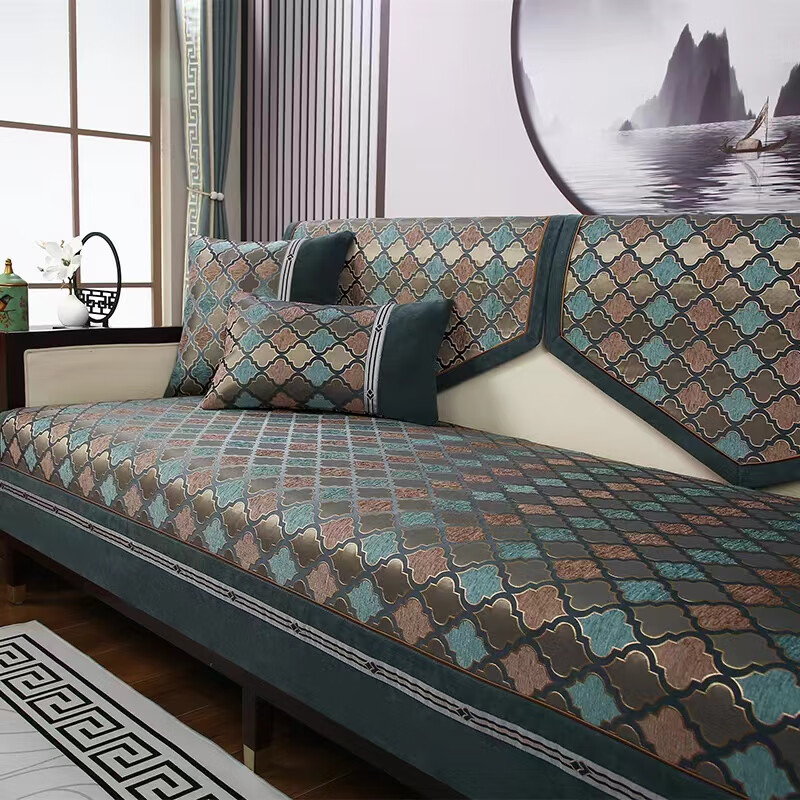 沙发专用垫保护套 沙发垫四季通用感皮沙发专用防滑坐垫防猫抓 宝格莉