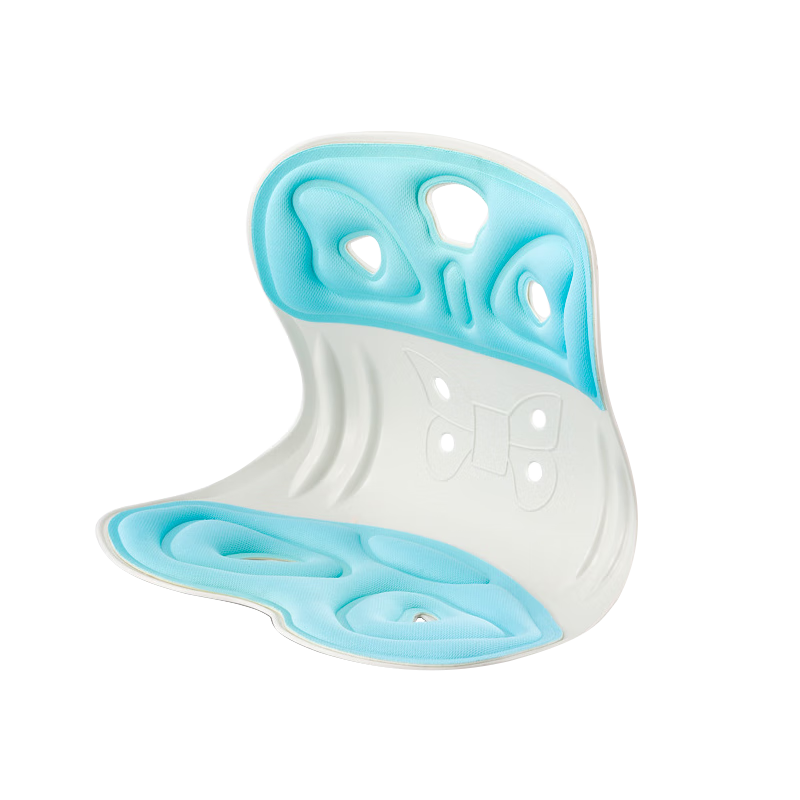 铂呐苓腰靠坐垫一体靠垫办公神器上班学生久坐喂奶哺乳人体椅子透气垫子 座椅靠垫【85kg升级加厚青色】