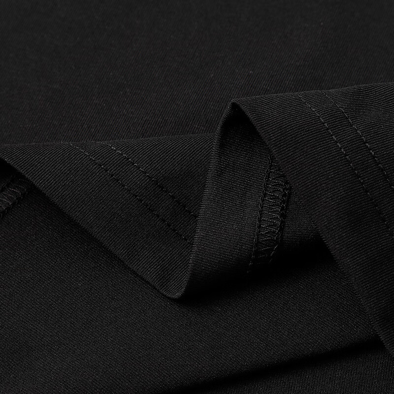 查尔斯桃心夏季简约LOGO字母美式休闲宽松百搭潮流薄款透气短袖T恤男女同款 藏青色 XL