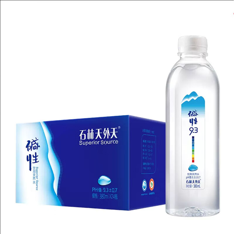 石林天外天碱性矿泉水饮用水 520ml*24瓶 PH值9.3无气低钠高端瓶装水 石林天外天饮用水 520ml*24瓶(2