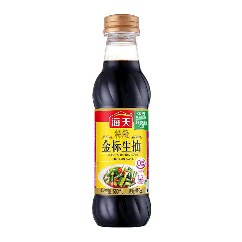 海天 特级 金标生抽 500ml