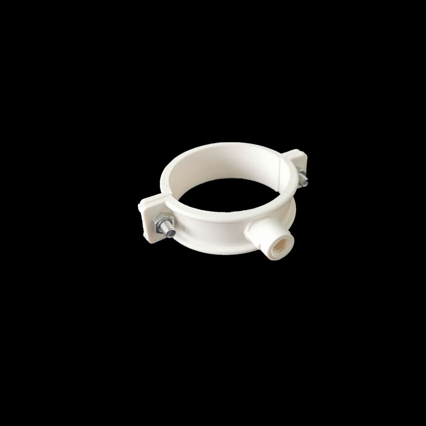 dyqtpvc110排水管管卡75墙卡吊卡63抱箍卡箍带钉卡子160管码管夹50 90