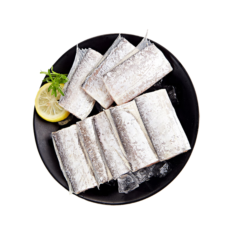 純色本味 冷凍舟山五去帶魚段 1.2kg 四指寬 燒烤 免處理 家庭裝生鮮魚類
