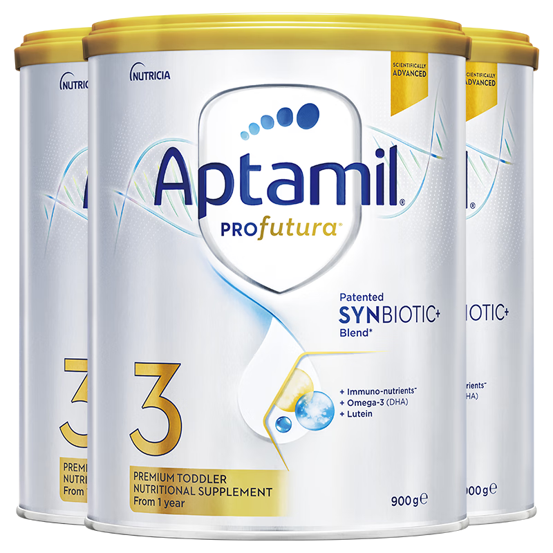 Aptamil/������ ���ް׽�� 3�� Ӥ���̷� 900g 3�� 627Ԫ(��ҳ��۸�627������10��Ԥ�ۼ�627)