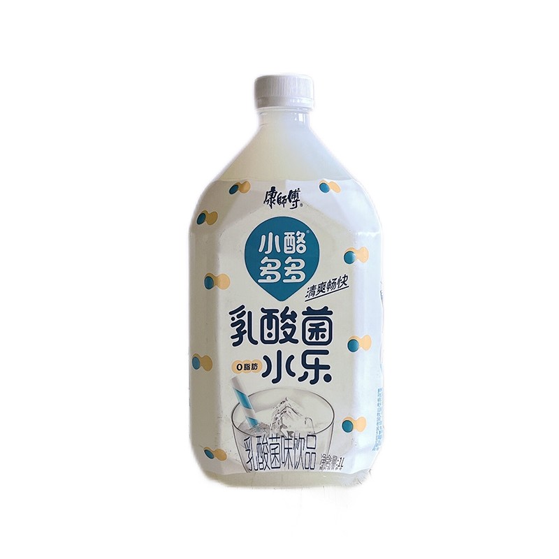 康师傅 1升装小酪多多巨峰葡萄味乳酸菌饮品味饮料1l*8瓶装1000ml大