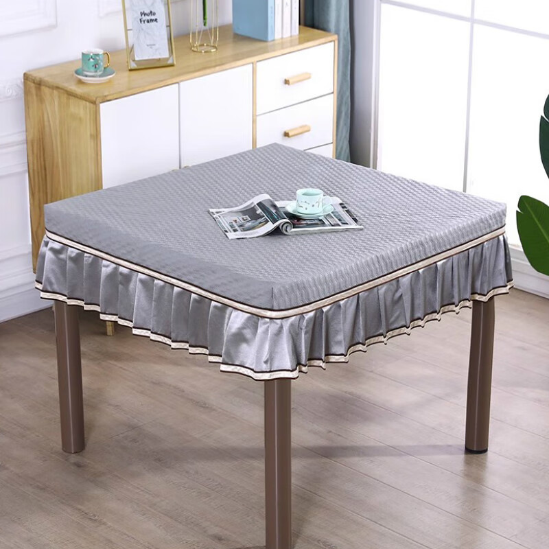 奴诗漫(nushiman)麻将桌套罩正方形烤火桌罩方桌桌布布艺80麻将机八仙