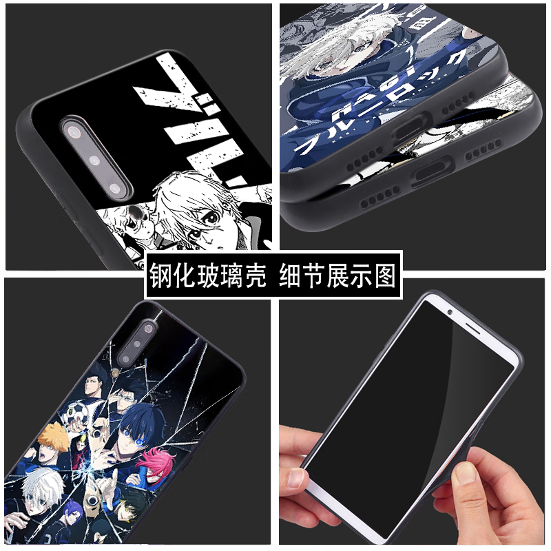 WENYAFF 荣耀400 30 90 60 50SE磨砂手机壳x50 x60GT x70i华为nova9/Nova13/NOVA14Pro全包防摔畅享80软套 蓝色监狱凪诚士郎-动漫周边 液态硅胶-下单请留言型号和图案编号