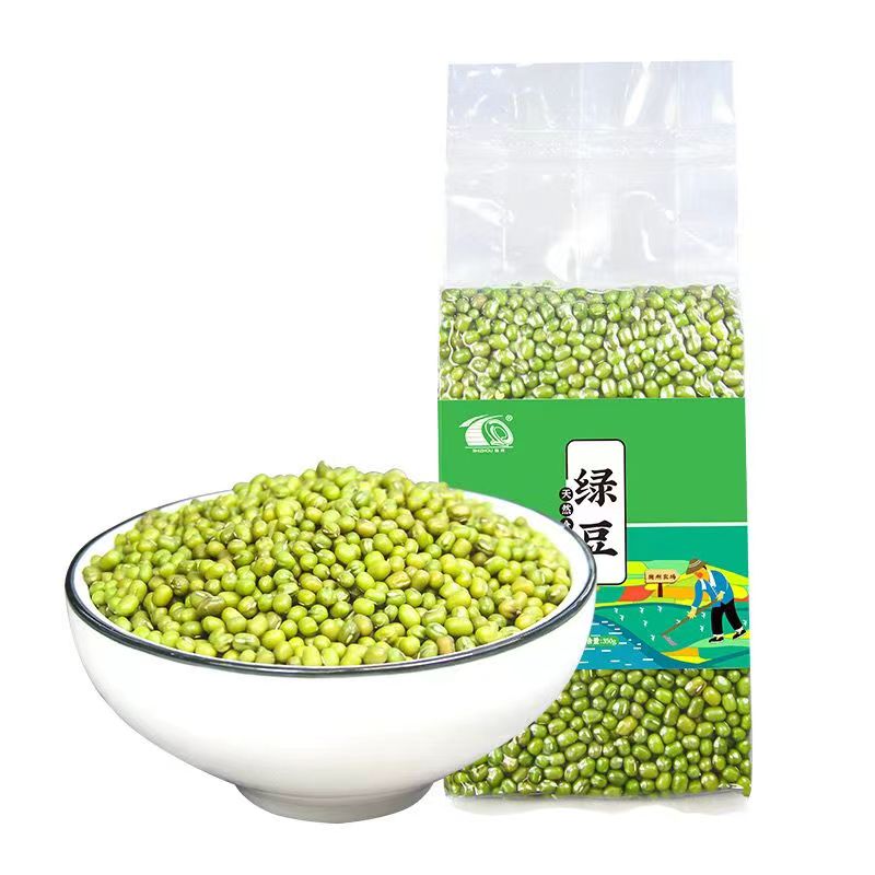 施州施州珍硒綠豆農家新雜糧能發(fā)芽的小粒綠豆仁綠豆粥綠豆泥原料 綠豆350g*1袋