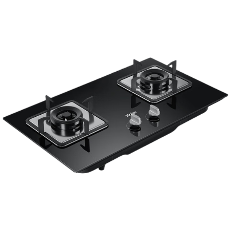 海尔（Haier）燃气灶天然气【国家补贴】双灶聚能直喷63%热效率智能熄火保护宽频4.5KW火力台嵌两用嵌入式Q2BE52