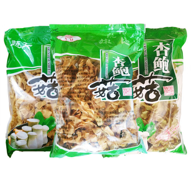 翼若天云温州特产杏鲍菇香脆鸡腿菇香菇菌菇油炸香菇菌菇干煎炒炖煮汤