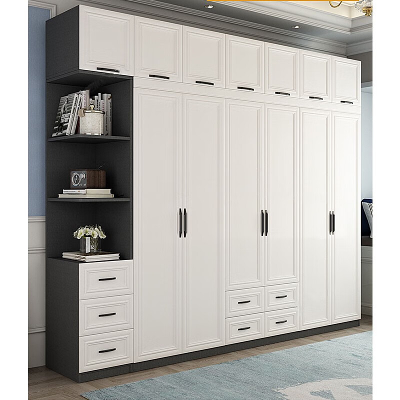 山头林村全铝衣柜 铝合金衣柜家具全屋全铝衣橱柜子整体组装家用铝制