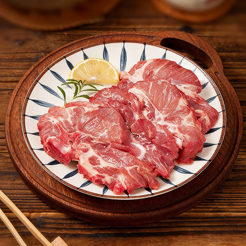 七环牧场漫养土猪精品梅花排 带肉率30% 排骨 梅花肉 猪排 肉排 猪肉生鲜 精品梅花排 净重5斤