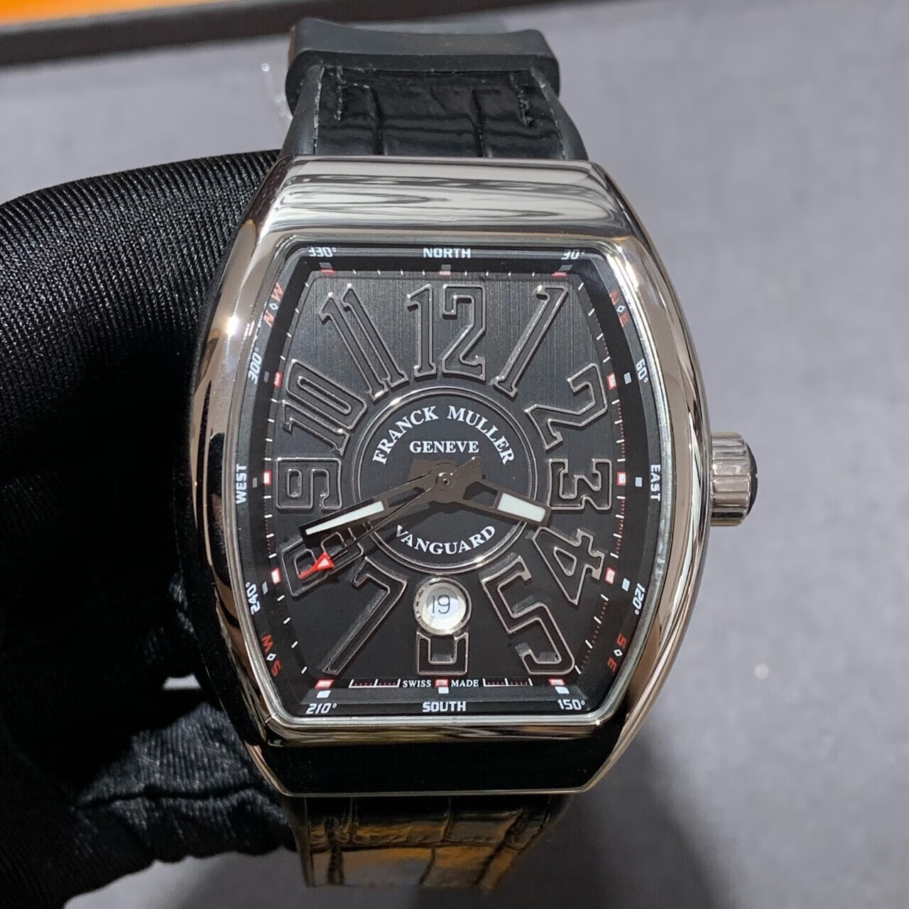 【二手99新】法穆兰/法兰克穆勒v45全黑数字玫瑰金数字自动机械日期