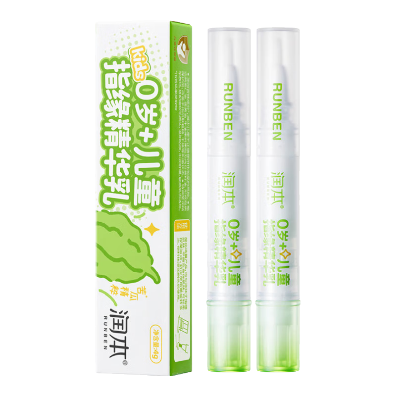 ���ڲ������󱾣�RUNBEN����ָͯԵ�͸��Ƶ��̱�����ָ��Ե��ϼ�Ե��Ӫ����Һ����ʪ ��ָͯԵ����4g*2֧