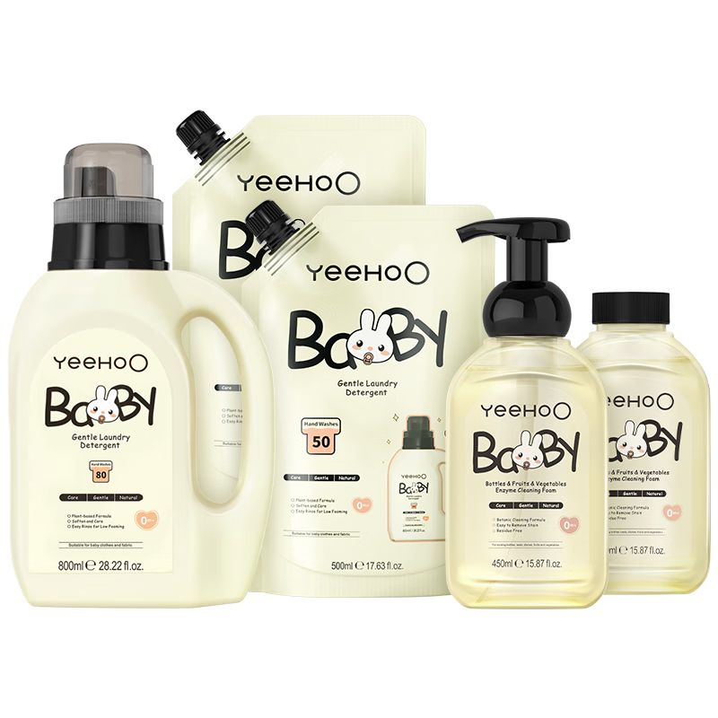 ���ڲ�����Ӣ����ƿ��ϴ�� ϴ��ƿ���������ϴ��+��ͯϴ��Һ��������ϴ��Һ��װ    385Ԫ��5��(��77Ԫ/��)