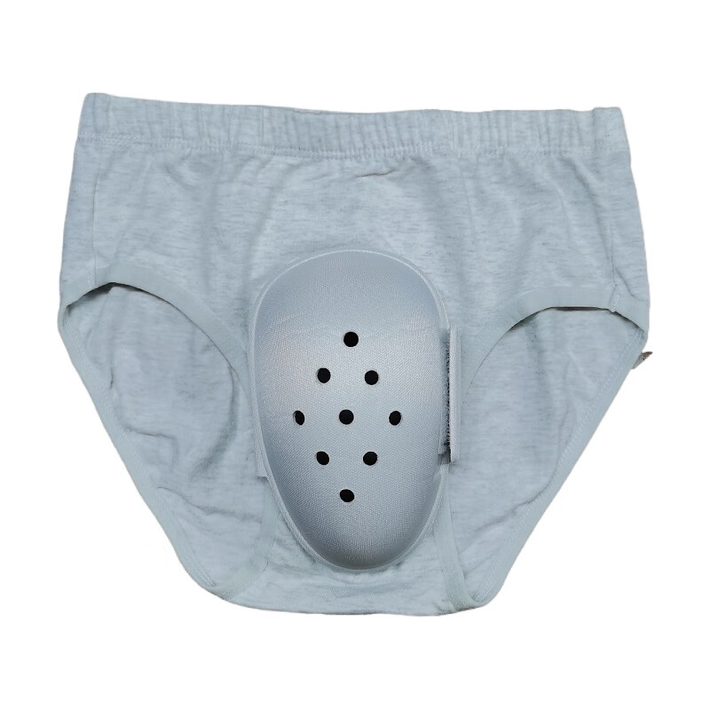 后内裤割包皮手术手保护短裤包皮防护专用白色保护罩夏 儿童三角灰色