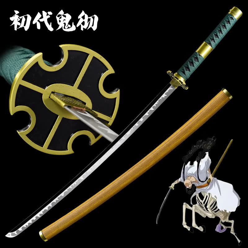 平字号海贼王五老星纳斯寿郎圣配刀初代鬼彻索隆三刀cosplay道具未