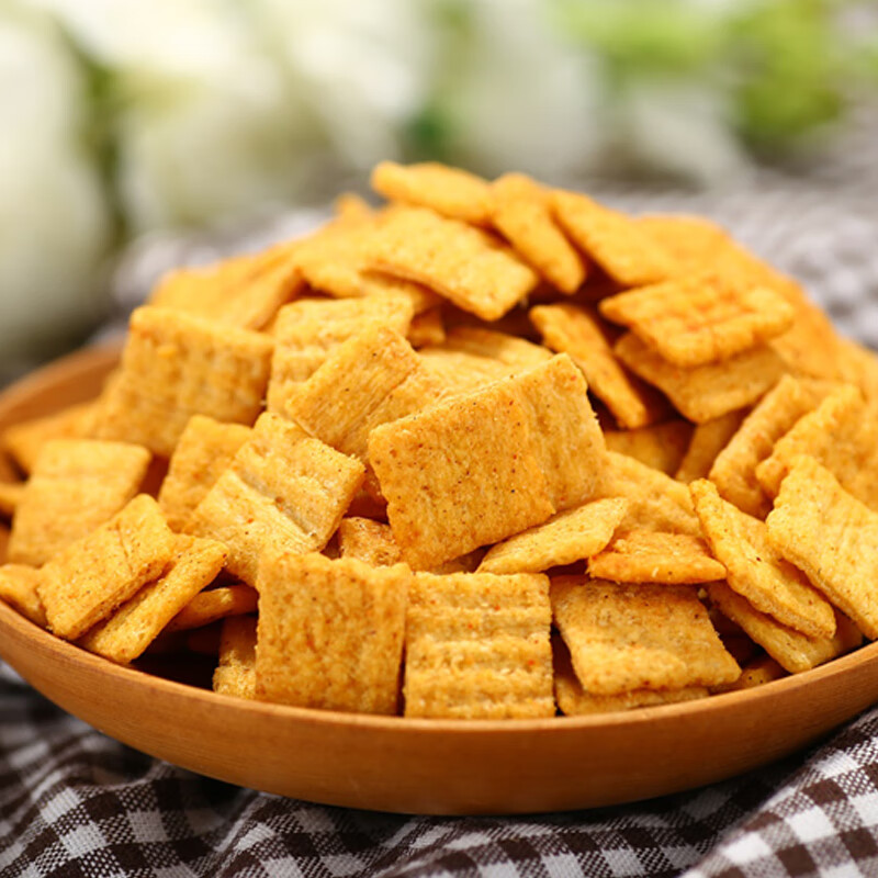 手指尖香酥小锅巴8包解馋小吃休闲食品零食 香酥小锅巴8包