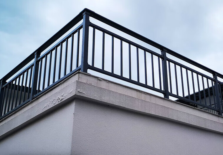 阳台护栏围栏天台楼顶铝艺栏杆室外铝合金楼梯扶手别墅屋顶栏杆