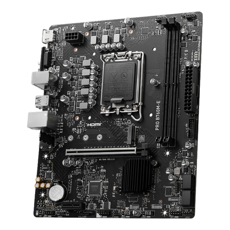 ΢�ǣ�MSI��PRO B760M-E DDR5 ��Ϸ�������� ֧��CPU
14600KF/14490F/13490F (Intel B760/LGA 1700)