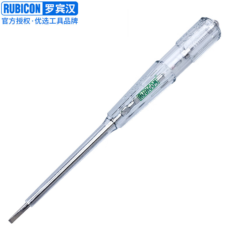 罗宾汉(rubicon)螺丝刀式测电笔rvt-112试电笔150v～250v电工笔