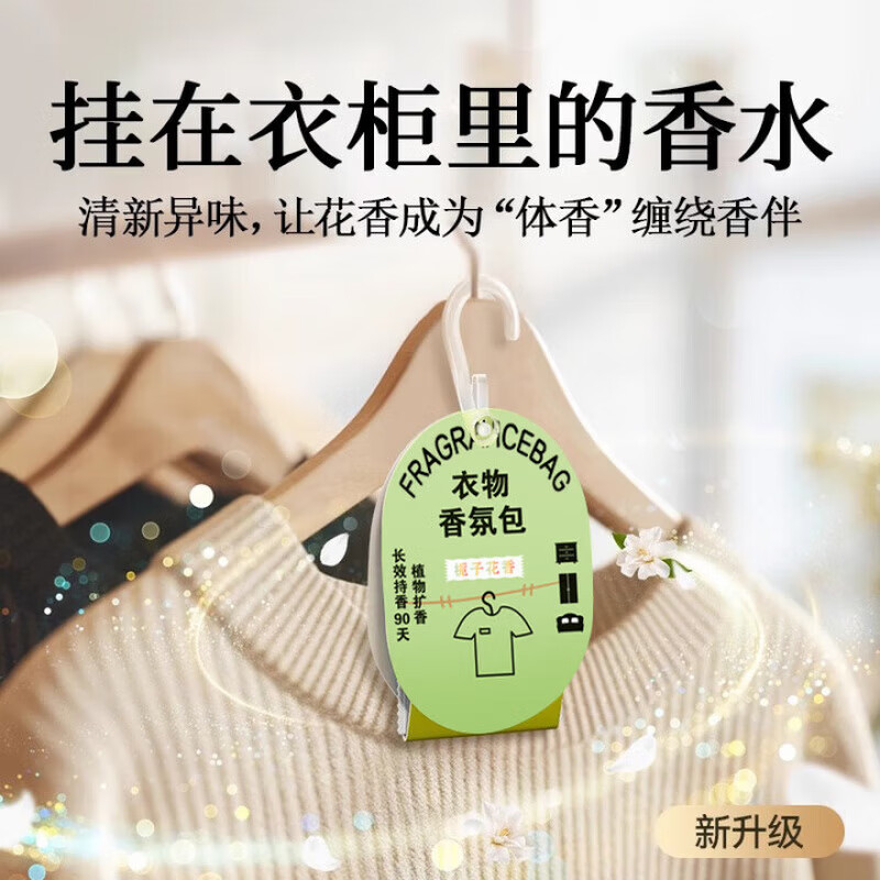 AILUKI【法国】衣柜用防潮防霉除味除螨防虫香薰香囊香包孕妇婴儿童卧室 【清新茶香】清新淡茶香 衣物留香20包