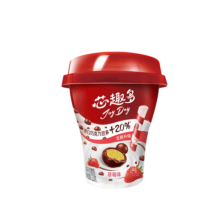 yili 伊利 JoyDay芯趣多 风味发酵乳 巧克力豆草莓口味 220g*3杯