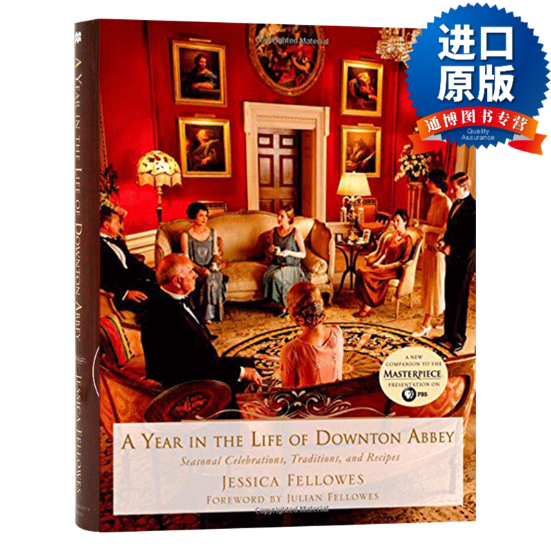 英文版 a year in the life of downtown abbey唐顿庄园的一年 精装