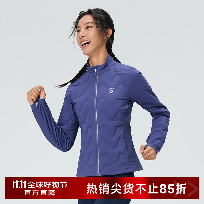 马孔多（macondo）24年秋冬季新款超轻羽绒服2代 男女马拉松跑步拒水羽绒运动外套 未来暮色 女款 M
