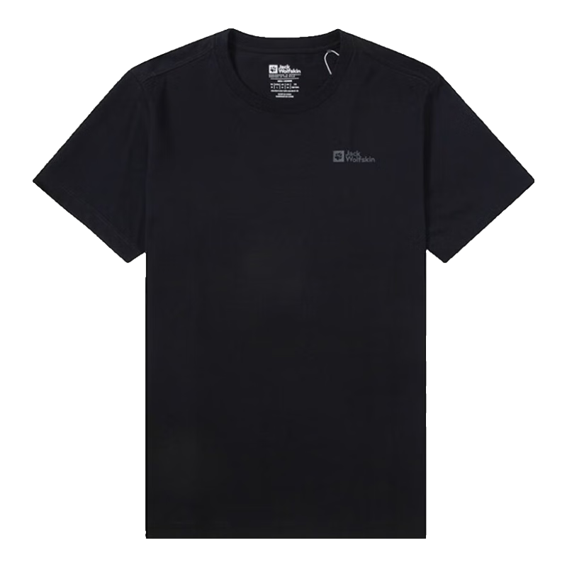 Jack Wolfskin���T������צ���Ļ����˶�����͸����ˬԲ����ɴ�������� 212-6000/��ɫ 2XL 185/108A