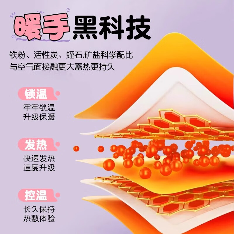 万宝绿暖手贴自发热手握穿戴式暖手宝儿童一次性冬季新款学生专用暖宝宝 50片-穿戴暖手宝/粉色女孩 佩戴式免贴免握自发热丨呵护双手/第二件9.5折