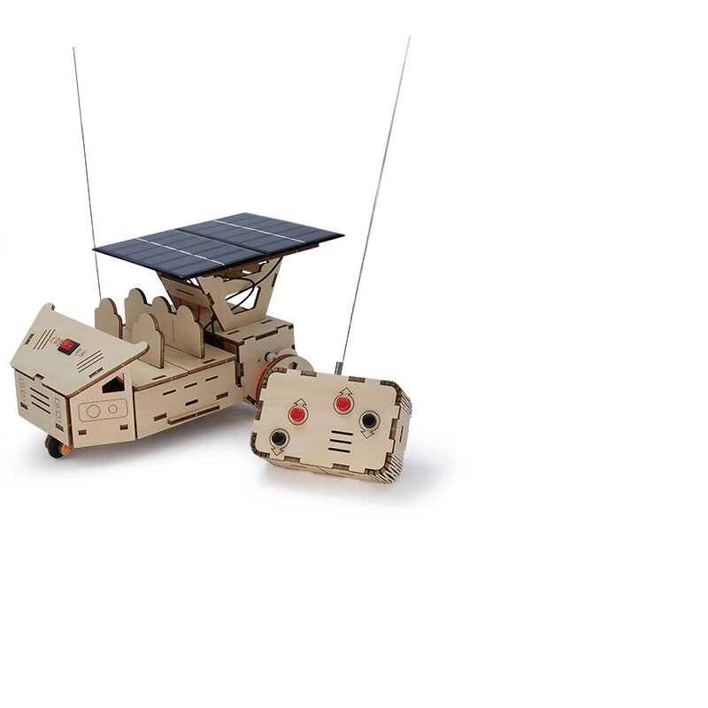 hui)太阳能遥控车中小学生手工制作材料包科学实验科技创新小发明作品