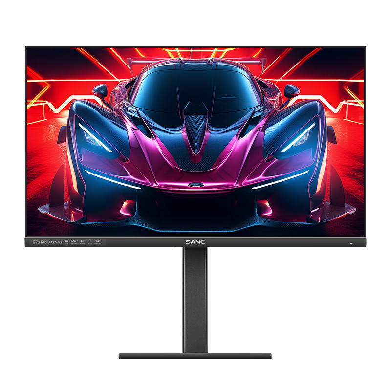 SANC 盛色 G7u Pro 27英寸 IPS G-sync FreeSync 显示器（3840×2160、160Hz、99%sRGB、HDR400）