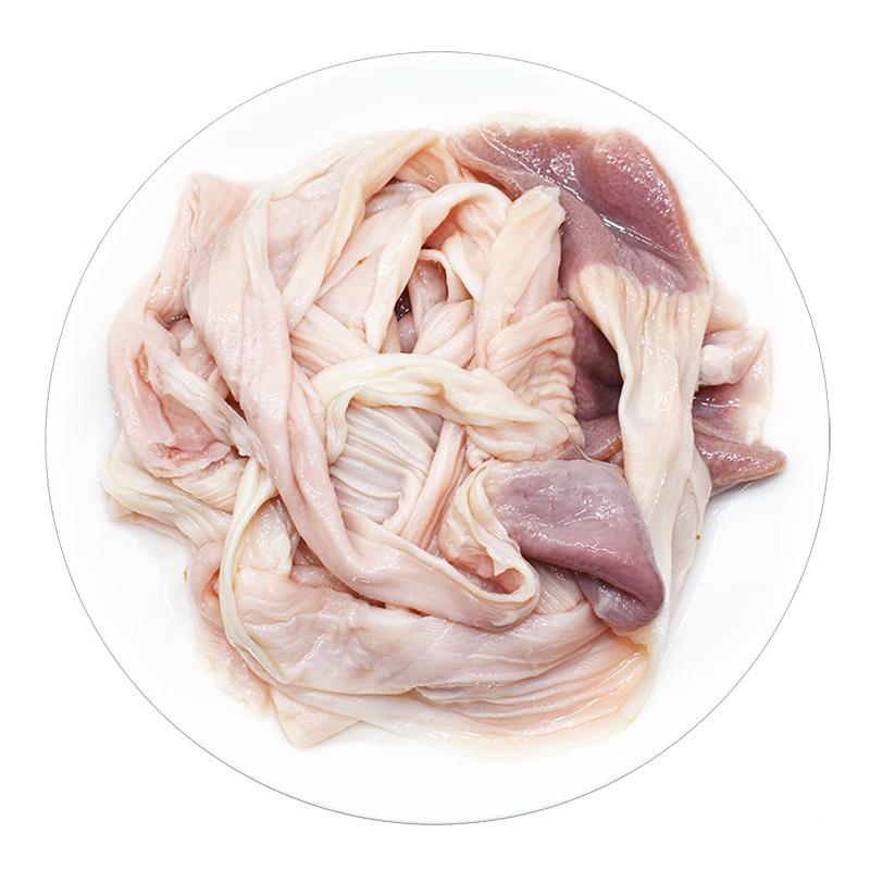 湘明有絮新鲜鸭板肠生冷冻鸭食管生鲜鸭货鸭肠鸭食带腺胃鸭肚火锅卤味