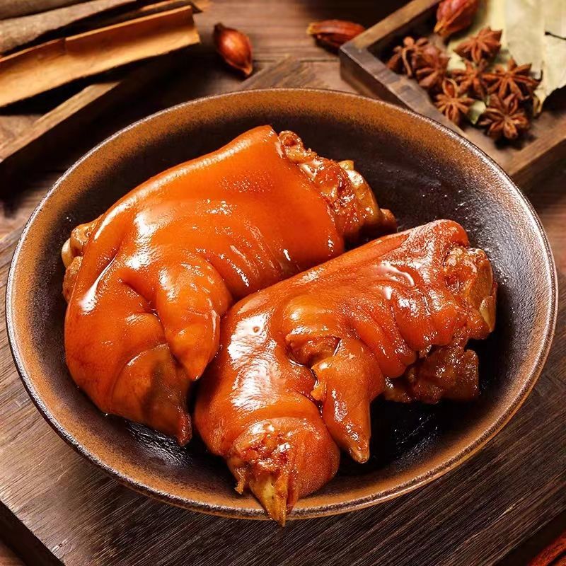 其他品牌福恩鹏猪蹄 鹏曼正宗五香猪蹄495g酱熟食猪手猪脚猪爪肘子熟