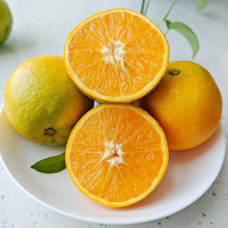 秭归脐橙榨汁夏橙 净重9斤 果径65mm+ 新鲜爆汁 应季水果 橙子 源头直发