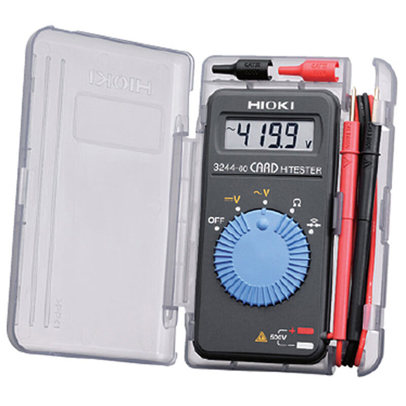 日置萬用表數(shù)字卡片便攜萬用表電工3246-60高精度 日置3244-60卡片型萬用表