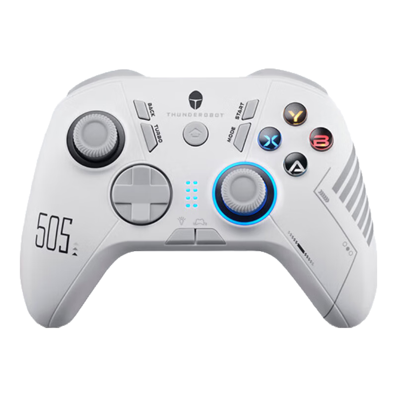 雷神G50s游戲手柄有線/2.4G/藍牙三模連接多平臺 Switchxbox霍爾線性扳機霍爾搖桿1000Hz回報率PC電腦 G50S白晝【雙霍爾旗艦】-贈手柄袋