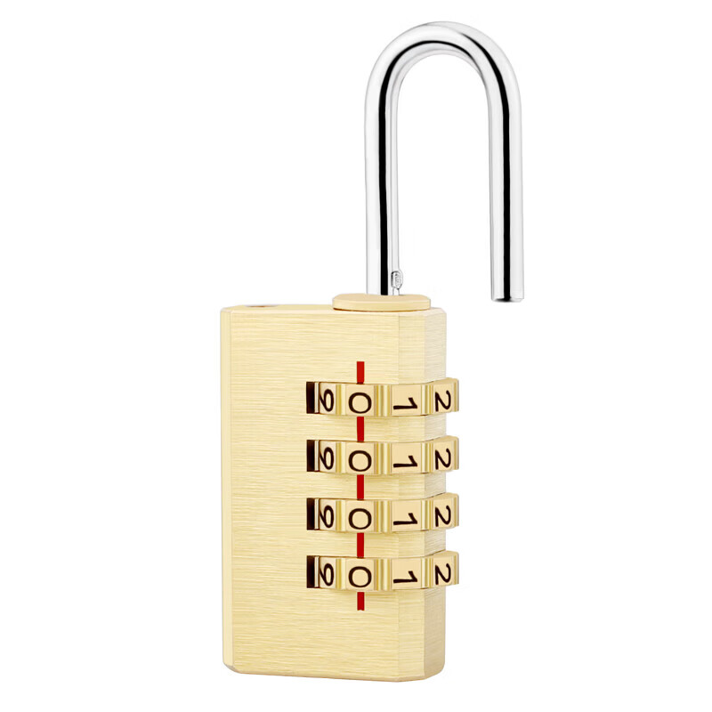奥本 密码铜挂锁 拉杆箱背包锁 宿舍健身房储物柜门锁 工具箱密码锁 四位密码JH-202
