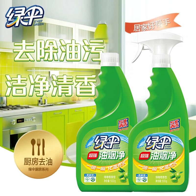 绿伞超霸除菌油烟净 500g*2