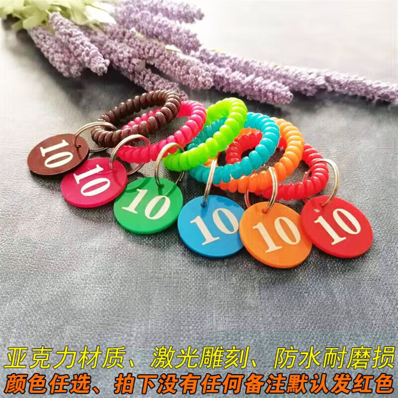 牌定制柜号牌挂号牌排队叫号牌垂钓牌鱼牌取餐牌 单面数字牌120各一个