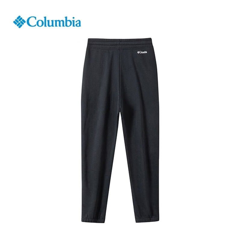 Columbia哥伦比亚加绒女裤户外秋冬款内加厚保暖束脚裤弹力宽松长裤AR4395 011 /黑色 S/155/58A