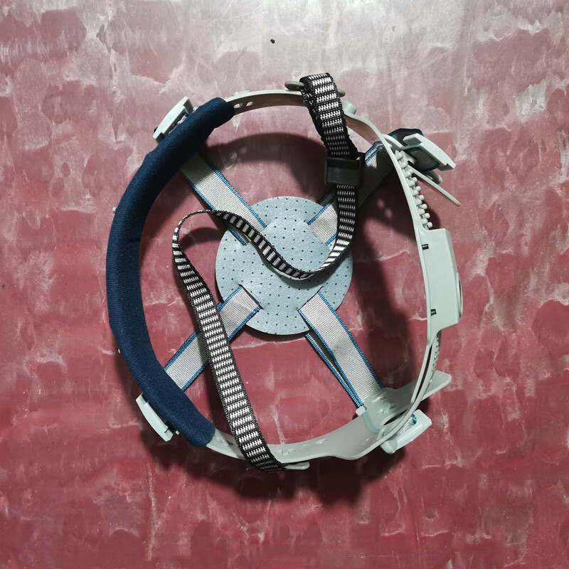 工地内衬套布吸汗棉垫按键里衬头盔内胆下颚带 四点按键一字卡扣帽带